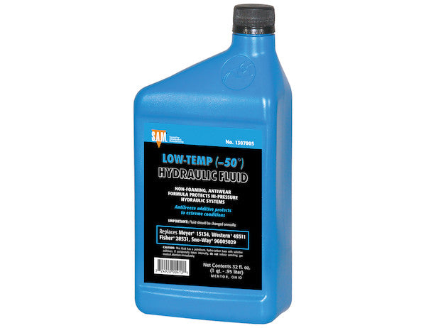 Load image into Gallery viewer, SAM Low-Temperature Blue Hydraulic Fluid (1 Quart Bottle)