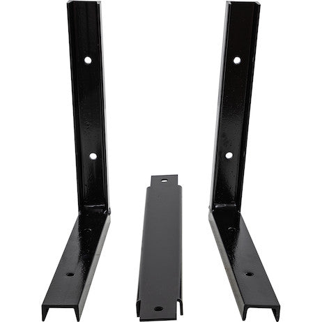 Load image into Gallery viewer, 15x14 Inch Black Steel Mounting Brackets For 24/36 Inch Poly Truck Boxes