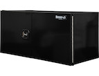 Load image into Gallery viewer, PRO SERIES BLACK SMOOTH ALUMINUM UNDERBODY TRUCK TOOL BOX WITH BARN DOOR SERIES