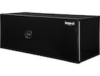 Load image into Gallery viewer, PRO SERIES BLACK SMOOTH ALUMINUM UNDERBODY TRUCK TOOL BOX WITH BARN DOOR SERIES