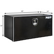 Load image into Gallery viewer, PRO SERIES BLACK SMOOTH ALUMINUM UNDERBODY TRUCK TOOL BOX SERIES