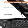 Load image into Gallery viewer, GLOSS BLACK DIAMOND TREAD ALUMINUM GULL WING TRUCK TOOL BOX SERIES
