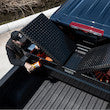 Load image into Gallery viewer, GLOSS BLACK DIAMOND TREAD ALUMINUM GULL WING TRUCK TOOL BOX SERIES