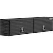 Load image into Gallery viewer, GLOSS BLACK DIAMOND TREAD ALUMINUM TOPSIDER TRUCK TOOL BOX SERIES WITH FLIP-UP DOORS