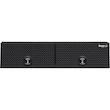 Load image into Gallery viewer, GLOSS BLACK DIAMOND TREAD ALUMINUM TOPSIDER TRUCK TOOL BOX SERIES WITH FLIP-UP DOORS