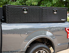 Load image into Gallery viewer, GLOSS BLACK DIAMOND TREAD ALUMINUM TOPSIDER TRUCK TOOL BOX SERIES
