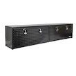 Load image into Gallery viewer, GLOSS BLACK DIAMOND TREAD ALUMINUM TOPSIDER TRUCK TOOL BOX SERIES