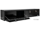 Load image into Gallery viewer, GLOSS BLACK DIAMOND TREAD ALUMINUM TOPSIDER TRUCK TOOL BOX SERIES