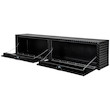 Load image into Gallery viewer, Texture Matte Black Diamond Tread Aluminum Topsider Truck Tool Box - 1722563 - Buyers Products