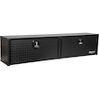 Load image into Gallery viewer, TEXTURED MATTE BLACK DIAMOND TREAD ALUMINUM TOPSIDER TRUCK TOOL BOX