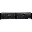 Load image into Gallery viewer, TEXTURED MATTE BLACK DIAMOND TREAD ALUMINUM TOPSIDER TRUCK TOOL BOX