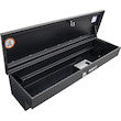 Load image into Gallery viewer, TEXTURED MATTE BLACK DIAMOND TREAD ALUMINUM LO-SIDER TRUCK TOOL BOX SERIES