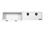 Load image into Gallery viewer, GLOSS WHITE SMOOTH ALUMINUM TOPSIDER TRUCK TOOL BOX SERIES