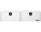 Load image into Gallery viewer, GLOSS WHITE SMOOTH ALUMINUM TOPSIDER TRUCK TOOL BOX SERIES