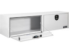 Load image into Gallery viewer, GLOSS WHITE SMOOTH ALUMINUM TOPSIDER TRUCK TOOL BOX SERIES