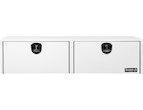 Load image into Gallery viewer, GLOSS WHITE SMOOTH ALUMINUM TOPSIDER TRUCK TOOL BOX SERIES