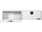 Load image into Gallery viewer, GLOSS WHITE SMOOTH ALUMINUM TOPSIDER TRUCK TOOL BOX SERIES