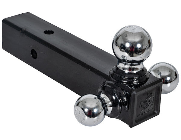 Load image into Gallery viewer, Tri-Ball Hitch with Chrome Towing Balls - 2-1/2 Inch Receiver