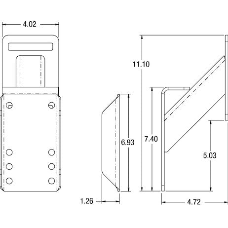Load image into Gallery viewer, Universal Trailer Bolt-On Spare Tire Carrier