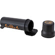Load image into Gallery viewer, Black Poly Cylinder Document Holder 3.5 Inch Diameter