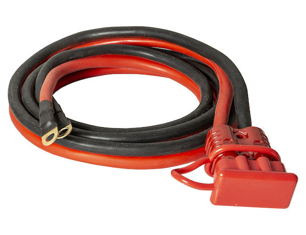 Load image into Gallery viewer, 6 Foot Long Battery Side Booster Cables With Blue Quick Connect