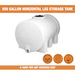 STORAGE TANK WITH LEGS