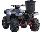 ATV ALL PURPOSE SPREADER - VERTICAL RACK AND HITCH MOUNT