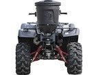 ATV ALL PURPOSE SPREADER - VERTICAL RACK AND HITCH MOUNT