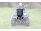 ATV ALL PURPOSE SPREADER - VERTICAL RACK AND HITCH MOUNT