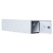 Load image into Gallery viewer, GLOSS WHITE STEEL STRAIGHT SIDE TUNNEL TRUCK TOOL BOX WITH SHELF