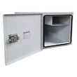 Load image into Gallery viewer, GLOSS WHITE STEEL STRAIGHT SIDE TUNNEL TRUCK TOOL BOX WITH SHELF