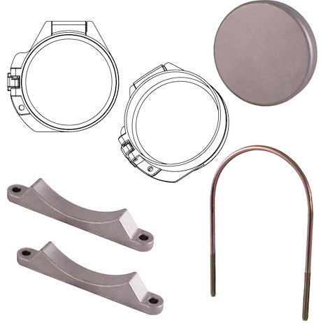 Load image into Gallery viewer, PVC Conduit Carrier Kit Replacement Parts - U-Bolt for 4 Inch Conduit