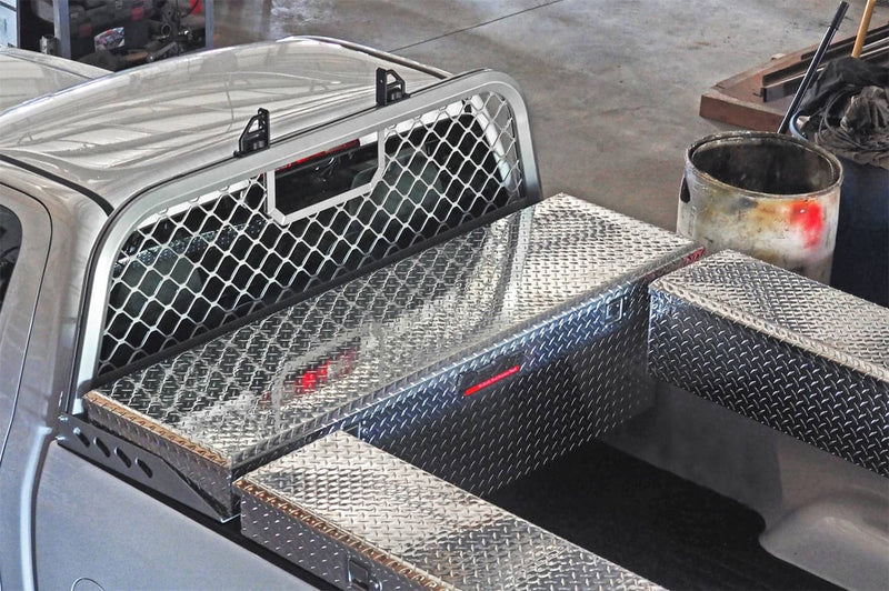Load image into Gallery viewer, GMC Sierra DeeZee Silver Aluminum Cab Rack for 1973 to 2025