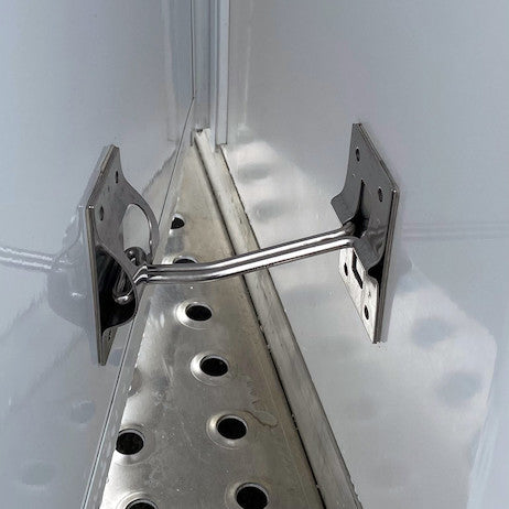 Load image into Gallery viewer, 4 Inch Hook & Keeper Door Holder - Stainless Steel