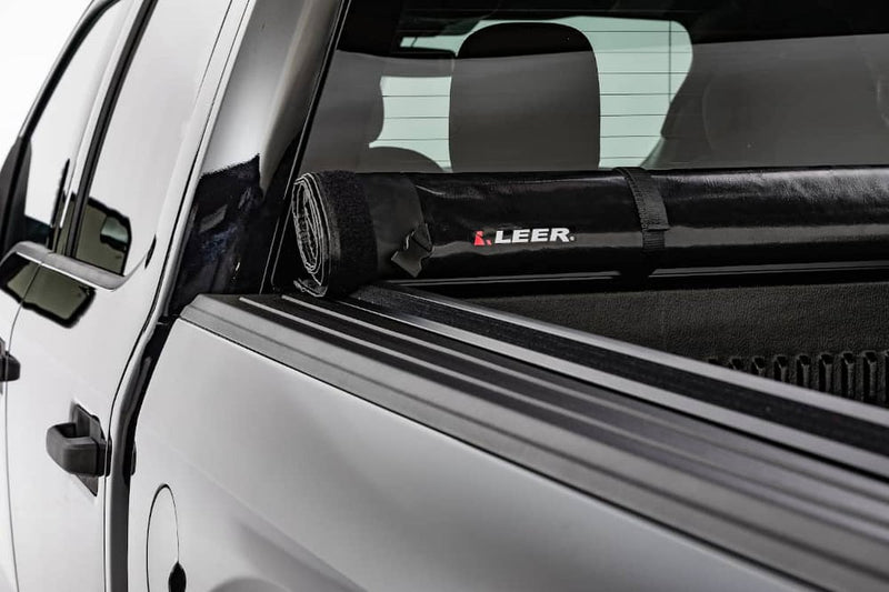 Load image into Gallery viewer, Ford F-150 Leer Black Soft Roll Up Tonneau Cover for 2015 to 2025