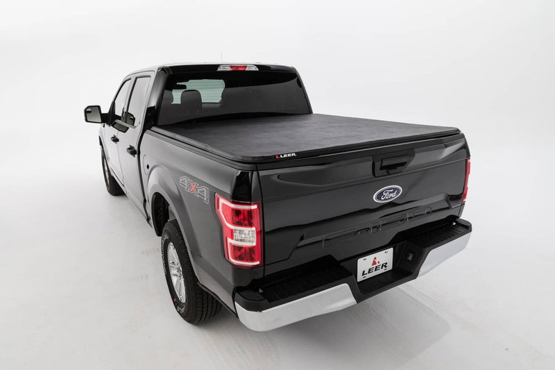 Load image into Gallery viewer, Ford F-150 Leer Black Soft Folding Tonneau Cover for 2015 to 2025