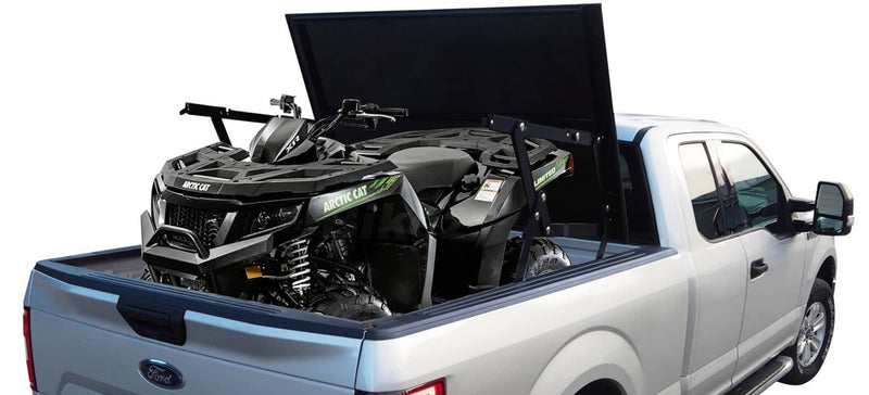 Load image into Gallery viewer, Ford F-150 Phoenix Black Blackbird Automatic Hard Folding Tonneau Cover for 2015 to 2025