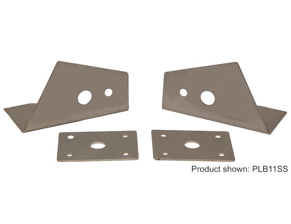 Load image into Gallery viewer, Stainless Steel Truck Hood Light Brackets For Use With Single Stud Plow Lights