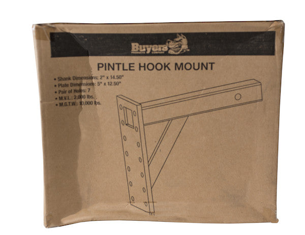 Load image into Gallery viewer, 2 Inch Pintle Hitch Mount - 6 Position, 14.5 Inch Shank