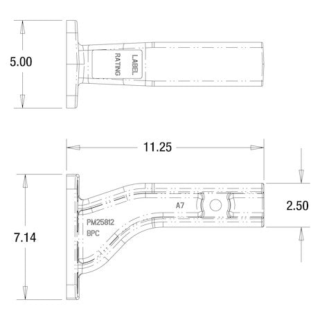 Load image into Gallery viewer, 3 Position Pintle Hook Mount for 2-1/2 Inch Receiver-20,000 M.G.T.W.