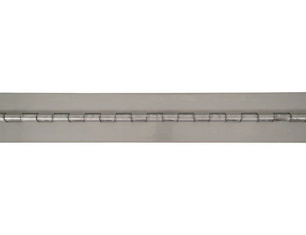 Load image into Gallery viewer, Stainless Continuous Hinge .075 x 72 Inch Long with 3/16 Pin and 2.0 Open Width