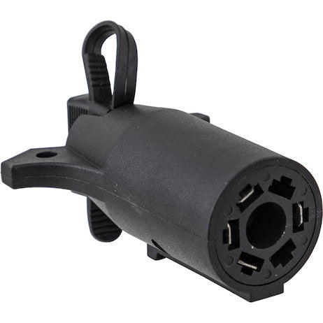 Load image into Gallery viewer, 7-Way Flat to 4-Flat Plastic Trailer Connector Adapter with LED Tester
