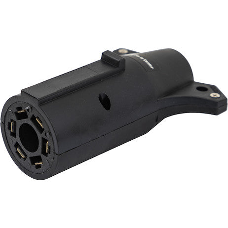 Load image into Gallery viewer, 7-Way Flat to 6-Way Round Plastic Trailer Connector Adapter