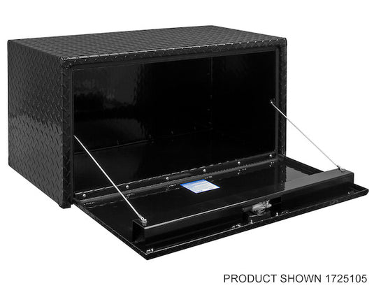 14x12x18 Inch Black Diamond Tread Aluminum Underbody Truck Box - 1725149 - Buyers Products