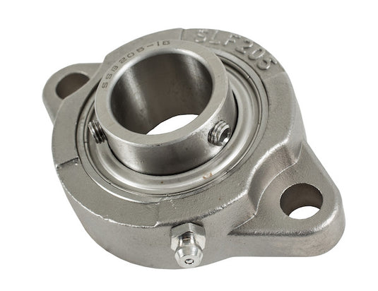 Replacement 2-Hole 1 Inch Flanged Stainless Steel Auger Bearing for SaltDogg® SHPE Series Spreaders - 3018919 - Buyers Products