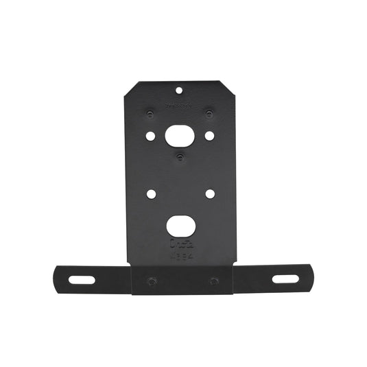 Bracket, Black Enamel, License - 43842 - Grote