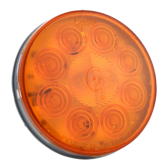 Turn Lamp, Yellow, Supernova® LED 10 Diode Grommet Mount, Bulk Pack - 53253-3 - Grote