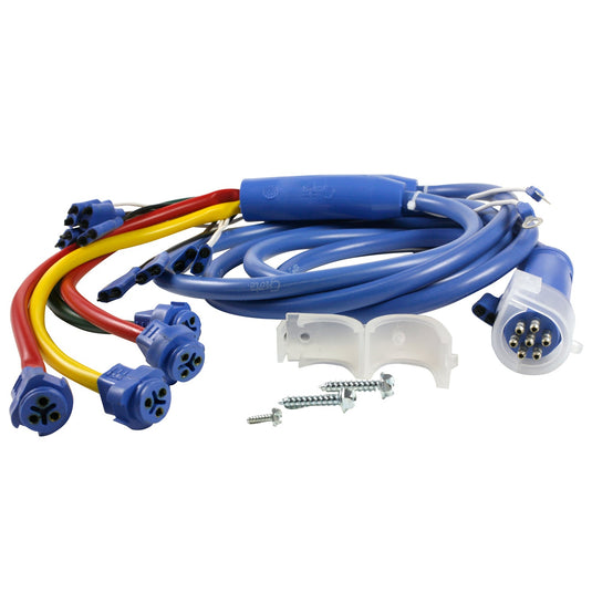 Trailer Wiring, Ubs Ground Return, Blue Drop, Rear Sill For Male Pin Lamps, 70