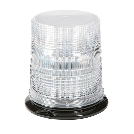 Emergency Lighting, Amber/Clear, LED Beacon S.A.E. Class I 12 To 24 V High Lens - 78081 - Grote