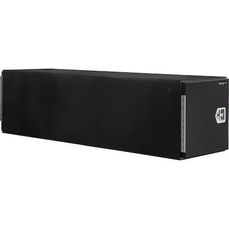 Load image into Gallery viewer, 24x24x86 Inch Black Steel Straight Side Tunnel Truck Tool Box with Shelf - BP242486B - Buyers Products